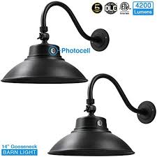 14in black led gooseneck barn light 42w 4200lm daylight https www amazon com dp b07d543pgw ref cm sw r pi dp u barn lighting sign lighting led fixtures