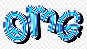 Omg Png Blue Word Typography Retro Sticker Free Image By Rawpixel Com Pam Blue Words Typography Free Illustrations