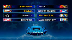 Dopo l'incredibile impresa della roma contro il barcellona in champions, stasera la juve prova un'altra mission impossible.➜ iscriviti. Champions League Draw Liverpool City Barcelona Roma Juve Real And Sevilla Bayern In Quarter Finals Marca In English