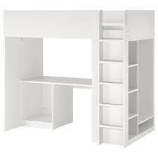 Maybe you would like to learn more about one of these? Smastad Loft Bed Frame W Desk And Storage White Twin Ikea