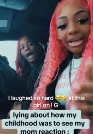 Girl with Mask in The Car Doing Playing with