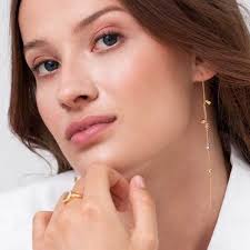 Sieradenset Princess verguld baguette multicolor