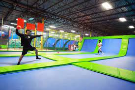 You can see reviews of companies by clicking on them. Indoor Recreation Center Trampoline Park Jumping World