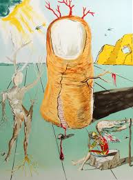 Salvador dalí, salvador dali, salvador felipe jacinto dalí, salvador felip jacint dalí. Salvador Dali The Thumb Hand Signed By Dali Ltd Edition Lithograph On Arches Ebay