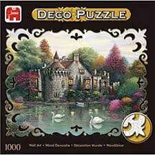 Jumbo - Hidden Lake Chateau 1000 Piece Jigsaw Deco Puzzle : Amazon.co.uk:  Toys & Games
