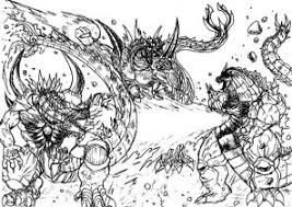 Click the godzilla the series coloring pages to view printable version or color it online (compatible with ipad and android tablets). Godzilla Coloring Pages Coloring4free Com