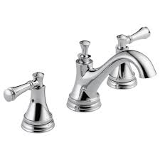 Two Handle Widespread Bathroom Faucet 35713lf Eco Delta Faucet Bathroom Faucets Chrome Widespread Bathroom Faucet Lavatory Faucet