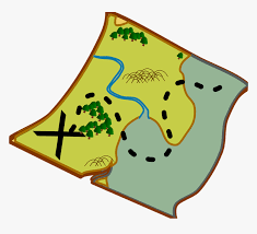 On today's art class with cassie we will learn how to draw a pirate's treasure map. How To Draw A Treasure Map Pirates Map Cartoon Drawing Of A Map Hd Png Download Transparent Png Image Pngitem