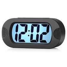 Plumeet Night Light Wall Clocks 13 Inches Clock With Silent Non Ticking Glowing Function Good Fo