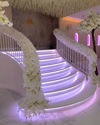 Looking for a good deal on decor staircase? Wedding Flowers Decor I Love You Every Step Of The Way Staircase Decoration By Weddingflowersdecor Weddingflowersdecor Wedding Flowers Decor Staircasedesign Orchid Flowerdesign Weddingday Facebook