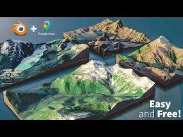 How To Create 3d Terrain With Google Maps And Blender Youtube In 2020 Blender Tutorial 3d Modeling Tutorial Cartography Design