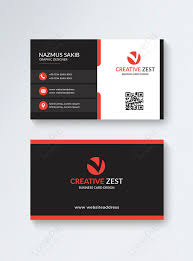 Business card maker for film studio business cards. Black And Red Modern Business Card Template Image Picture Free Download 450039719 Lovepik Com