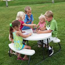 Lifetime Kid S Oval Picnic Table Sam S Club Kids Picnic Table Picnic Table Folding Picnic Table