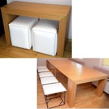 An Amazing Feat Of German Engineering A Console Extending Dining Table Will Morph Space Saving Dining Table Space Saving Dining Room Table Space Saving Table