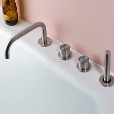 Beste mischbatterie badewanne von mischbatterie für badewanne. Mischbatterie Fur Badewanne Synth 44925 Mina Rubinetterie Aufsatz Edelstahl Badezimmer