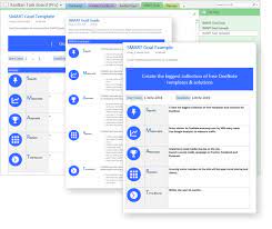 Kanban Task Board Visualize Your Tasks To Do S And Projects In Onenote Templates For Onenote By Auscomp Com Onenote Template Kanban Smart Goals Template