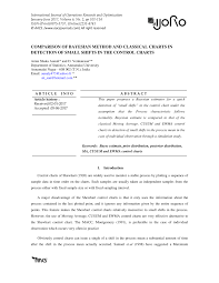 Pdf Comparison Of Bayesian Method And Classical Charts In