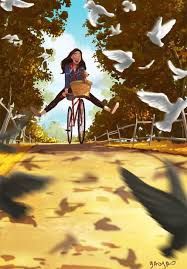 Live With Dog Illustrations Yaoyaomva Dreamy Art Digital Art Girl Girls Cartoon Art