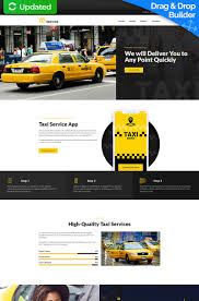 Taxi And Cab Booking Landing Page Template 67958 In 2020 Landing Page Page Template Portfolio Website Template