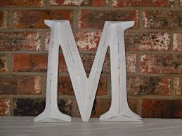 Large Letter M Capital Letter M Wall Letter Initials Photo Prop Mantle Wall Decor Shabby Ch Metal Wall Letters Shabby Chic Decor Gallery Wall Decor