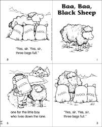 Baa, baa, black sheep literacy activities. Baba Black Sheep Coloring Pages Novocom Top