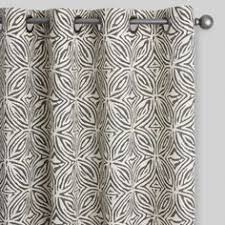 Black And White Patterned Drapes With Their Tribal Art Inspired Pattern In Charcoal And Ivory Our Exclusive 100 Grommet Curtains Living Room Pattern Curtains Living Room Grommet Top Curtains