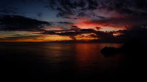 Dark Sunset Hd 2560x1440 Sunset Clouds Dark Ocean Desktop Pc And Mac Wallpaper Dark Landscape Ocean Wallpaper Sunset Wallpaper