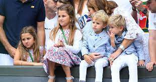 Federer out of aus open; Mirka Federer Roger Federer S Wife With Their Four Children At Wimbledon S Final In 2017 Tennis Majors