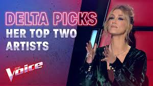 The voice's delta goodrem was busted in a cheating scandal when boy george and guy sebastian accused her of bending the rules for jesse teinaki. The Showdowns Delta Goodrem Picks Her Top Two Artists The Voice Australia 2020 Youtube
