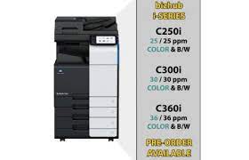 Bizhub c360 now has a special edition for these windows versions: Preorder A Bizhub C250i Bizhub C300i Bizhub C360i