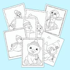These spring coloring pages are sure to get the kids in the mood for warmer weather. 20 Free Printable Winter Animal Coloring Pages For Kids The Artisan Life