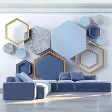 Custom Murals Wallpaper Modern 3d Stereo Abstract Art Geometric Photo Wall Painting Living Room Bedroom Background Wall Covering Wallpapers Aliexpress Wall Painting Living Room Wall Decor Bedroom Living Room Paint