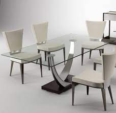 Modern Dining Tangent Dining Table By Elite Furniture Glass Dining Table Decor Dining Room Contemporary Dining Room Table Decor