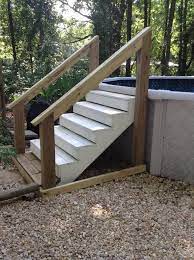 Do it yourself (diy) is the method of building, modifying, or repairing things without the direct aid of experts or professionals. Above Ground Pool Steps Hometalk
