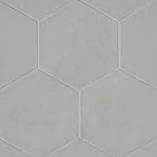 Somertile fcd10gcx matisse hex porcelain floor and wall tile, 8.5 x 9.75, captain shadow, 25 piece. Bedrosians Allora Solid Grey Matte Hexagon Floor Wall Tile