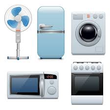 Realistic Household Appliances Vector Illustration 04 Vector Life Free Download Appliances Appliances Pictures Household Appliances
