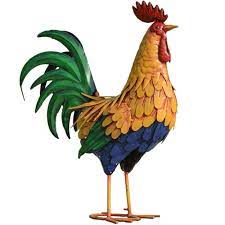 2,433 rooster garden decor products are offered for sale by suppliers on alibaba.com, of which other garden ornaments & water features accounts for 8%, artificial crafts accounts for 2. Teresa S Collections 21 Inch Metal Rooster Garden Statues Decor Chicken Cock Sculpture Artwork For Outdoor Farm Patio Yard Lawn Home Decorations Golden Buy Online In Brunei At Brunei Desertcart Com Productid 131964943