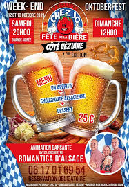 Après avoir prévenu l' autorité communale de la décision de notre comité , voici notre message : Sortir Bessan Les 12 Et 13 Octobre Grande Fete De La Biere Chez Jo A Sainte Veziane De Bessan Herault Tribune