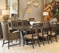 9 piece oak park dining table set