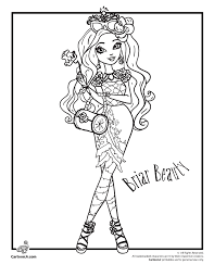 Ever After High Briar Beauty Cartoon Coloring Pages Cute Coloring Pages Ever After High