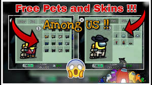 How To Get Free Skins And Pets In Among Us Free Skins And Pets In Among Us Youtube