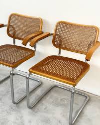 Home Union On Instagram Just In Four Available 1973 Marcel Breuer Cesca Chairs With Arms Original Breuer Cesca Chair Cesca Chair Mid Century Dining Chairs