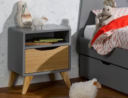 1 | table de chevet enfant alfred et optez pour une table de nuit enfant pratique. Table De Chevet Bloom Gris Chene Design Scandinave Made In France