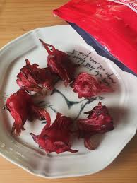 Voila — a lovely st. Trader Joe S Dried Sweetened Hibiscus Flowers