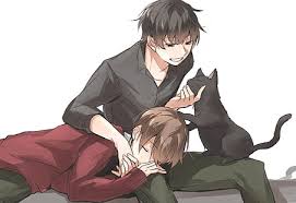 Plz dont steal art or i b sad. Hd Wallpaper Anime Boys Male Tongue Out Pierced Tongue Glasses Black Hair Wallpaper Flare