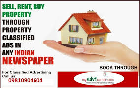 Book Property Advertisement In Any Indian Newspapers At Discounted Rates Advertise Buy Sale Rent Property Plots Flats Ads Buying Property Classified Ads