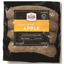 Fully cooked chicken & apple sausage links. The Butcher Shop Chicken Apple Sausage Shop Online Shopping List Digital Coupons Sprouts Farmers Market