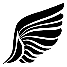 Angel Wings Illustration Pack With Feathers Vector Download Angel Wings Illustration Feather Illustration Angel Wing Silhouette