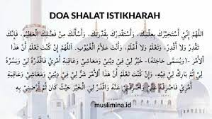 Tata Cara Dan Doa Shalat Istikharah Kutipan Doa Doa Pengetahuan