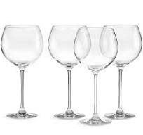 Lenox Tuscany Classics 4pc Beaujolais Wine Glass, 3.05 LB, Clear,27 fl oz